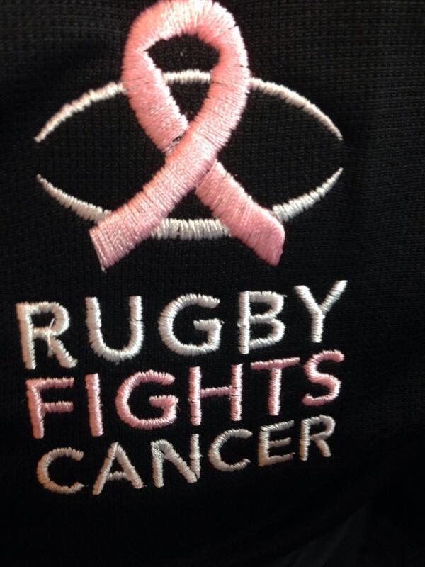 Pink Wednesday. #RugbyFightsCancer <a href="/LIVESTRONG/">Livestrong</a>