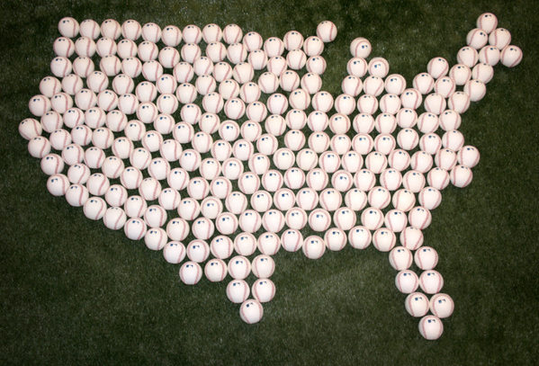 Cut4's tweet image. The United States of Baseball.