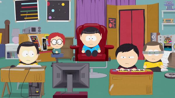 South Park On Twitter Star Trek Characters Parodied Here Spock Sulu Geordi La Forge Data And Dougie As An Ensign Blackfriday Http T Co Ext0ywvtii