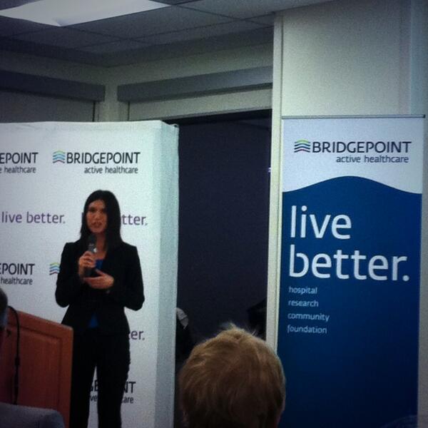 RedNucleusHQ's tweet image. Next up Dr K Kuluski @my_Bridgepoint #personalizationevolution