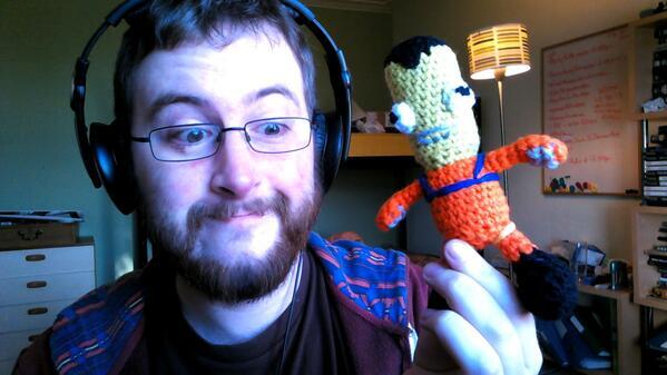 KerbalSpaceP's tweet photo. MT @CantWearHats: look at what @Silylphosphine made for me in honor of the Space Bus tribute to @DesertBus! #DB007 http://t.co/ClXLik6tyE