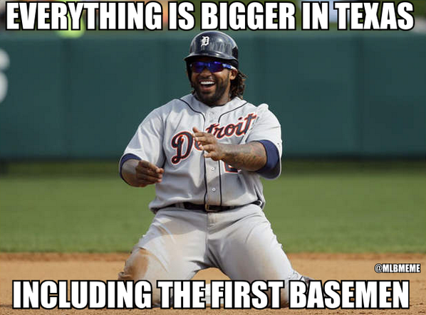 Bubbacatfish's tweet image. “@king_perez33: “@MLBMeme: Prince Fielder traded to the #Rangers!

. http://t.co/YgFb24wBD9” @Bubbacatfish” #RANGERNATION #HamiltonWho ?
