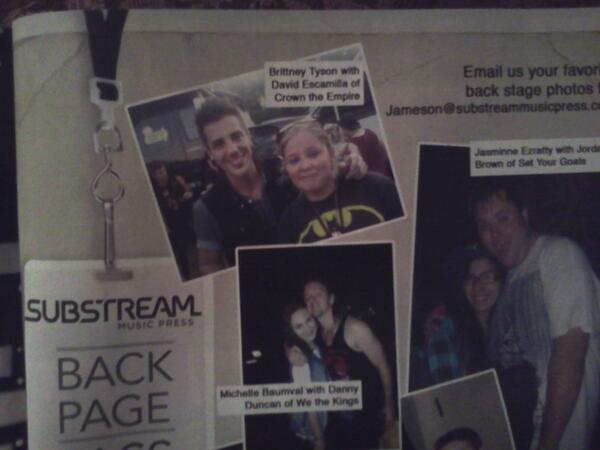 punkybatgirl007's tweet image. @Dave_Escamilla_  from @CrownTheEmpire and I are in @Substream magazine. Yaaay(: #cte #crownthempire #substream