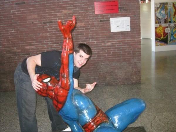 ReedusFans's tweet photo. #tbt #spiderman early college years. Pushing 30 now, time flys! http://t.co/ER7ASkboUI