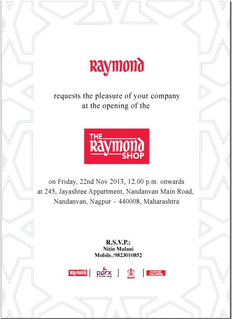 SinghaniaGautam's tweet photo. #RaymondShop opened at 245, Jayashree Apt,Nandanvan, Nagpur,Maharashtra. My best wishes to the owner Mr. Nitin Mulani http://t.co/pBdSzBHMXu
