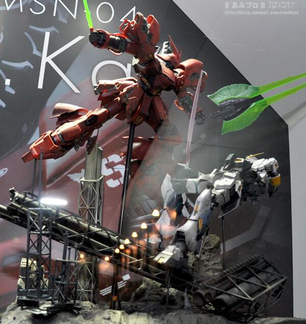 ガンプラEXPOあみブロ速報】MGサザビー、ジオラマでも出る