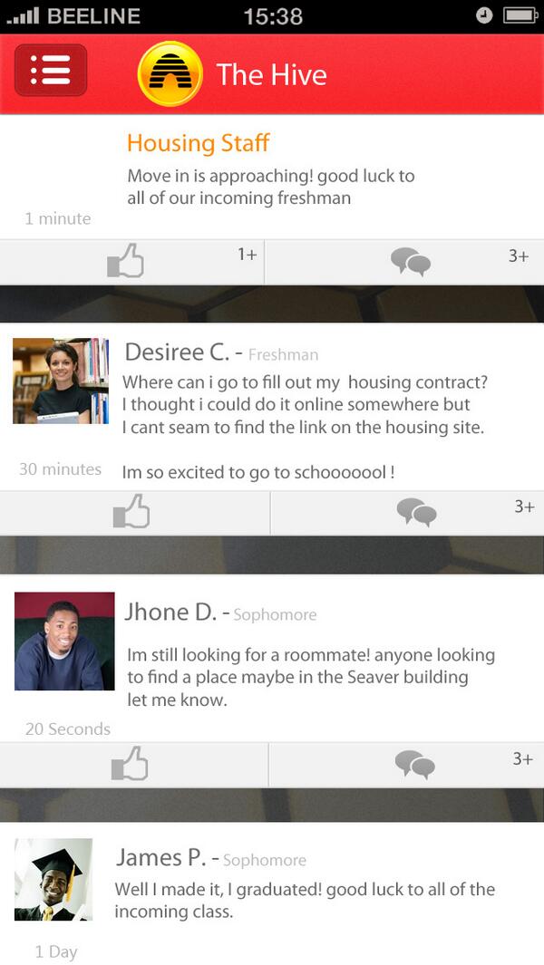 juBeeApp's tweet image. JuBee enables college facilitators to communicate with students, admins &amp;amp; officials, through chats &amp;amp; liking. #reslife