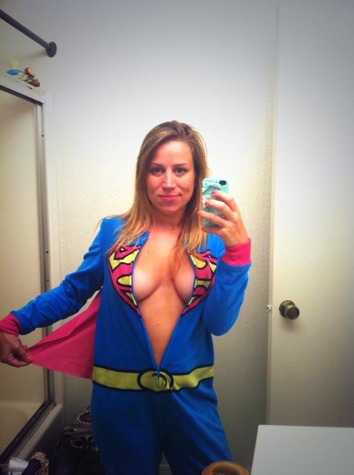 Check out my new one piece pj . I love it.   Yes it has a cape!!!!! http://t.co/VKHAmlNYow