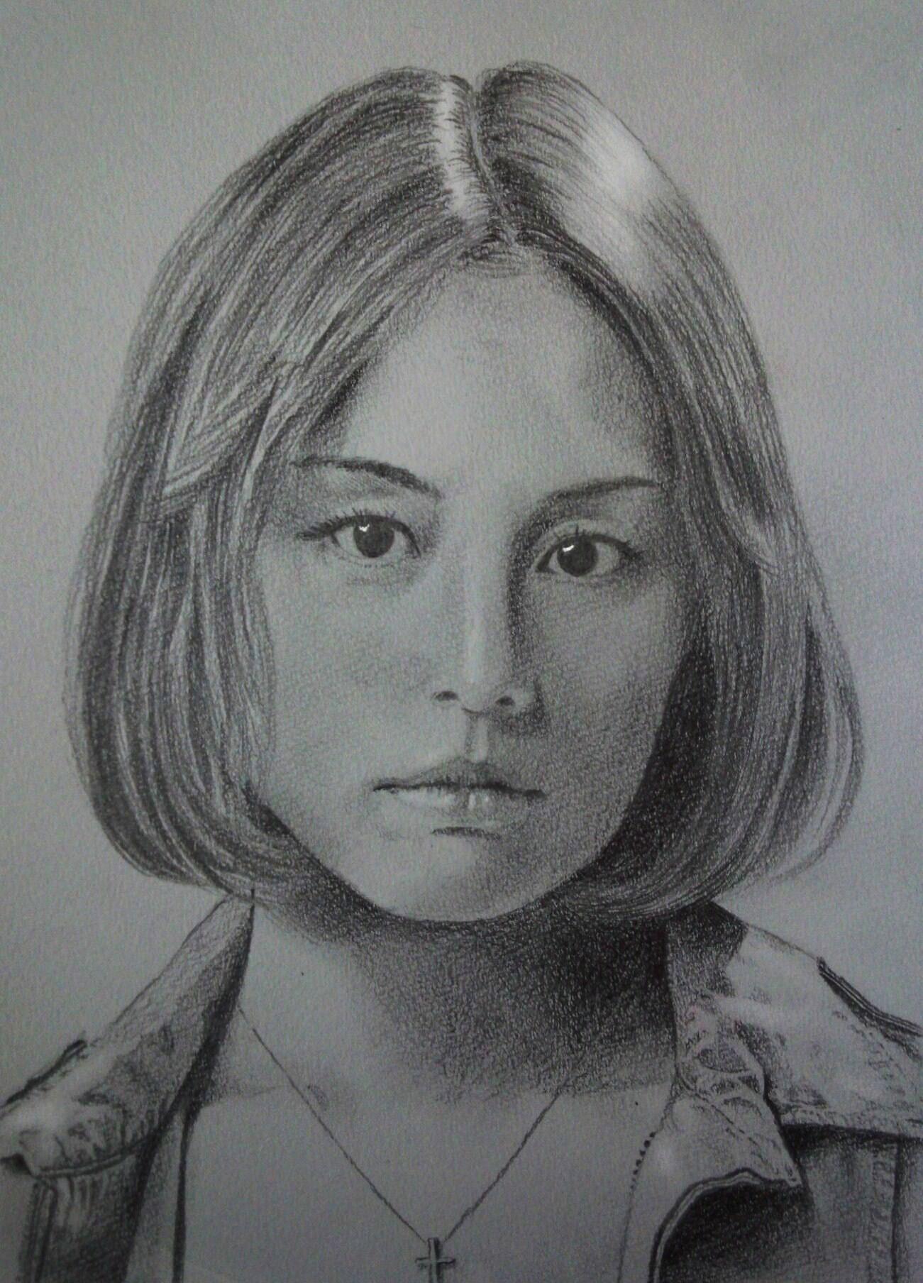 鉛筆画 米倉涼子さんB4 鉛筆画 米倉涼子さんB4 - メルカリ