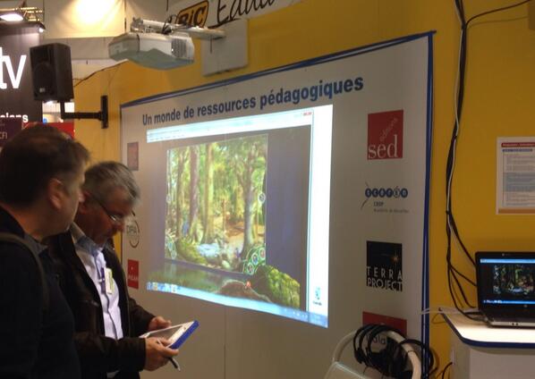 Notre projet "La Forêt Durable" est aussi présenté sur le stand Bic Éducation #educatectice #biceducation #strass