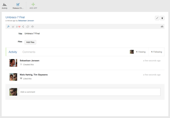 thechiefunicorn's tweet image. Let the final phase begin. Thank you @podio for smoothen our Umbraco Release process #umbraco7