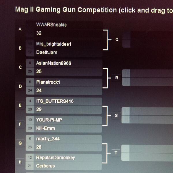 BringYaAGame's tweet photo. Just a peek of the bracket from the upcoming Black Ops 2 tournament! http://t.co/vPfbrypLih