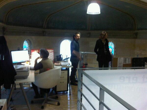 Cyberbase de Bourg sur Gironde installe dans une chapelle