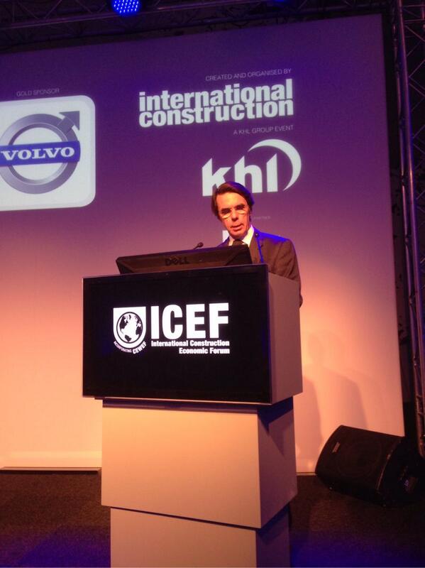 ICEF_conference's tweet image. Jose Maria Aznar: &quot;The breakup of the #Euro will mean the breakup of Europe.&quot;
