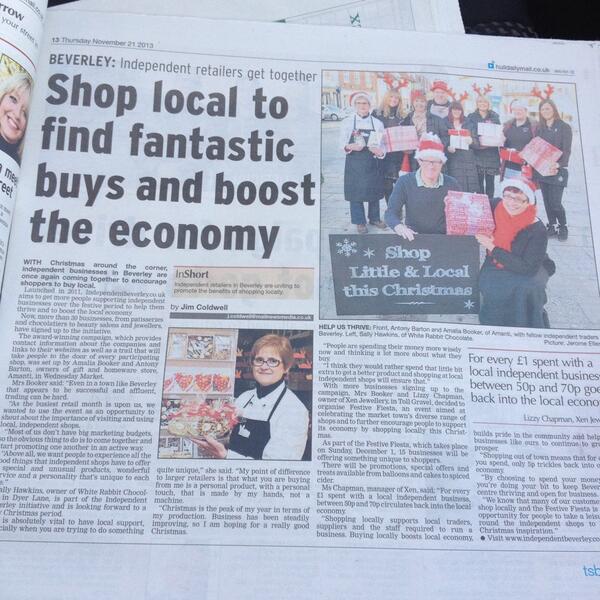 LittleandLocal's tweet image. #Beverley Festive Fiesta is coming.. 1st December, shop locally independentbeverley.co.uk