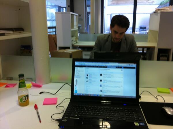 Text_Republic's tweet image. @darraghdoyle As always, @_LouisGrenier working hard at Text Republic HQ!! #getitdoneIRL