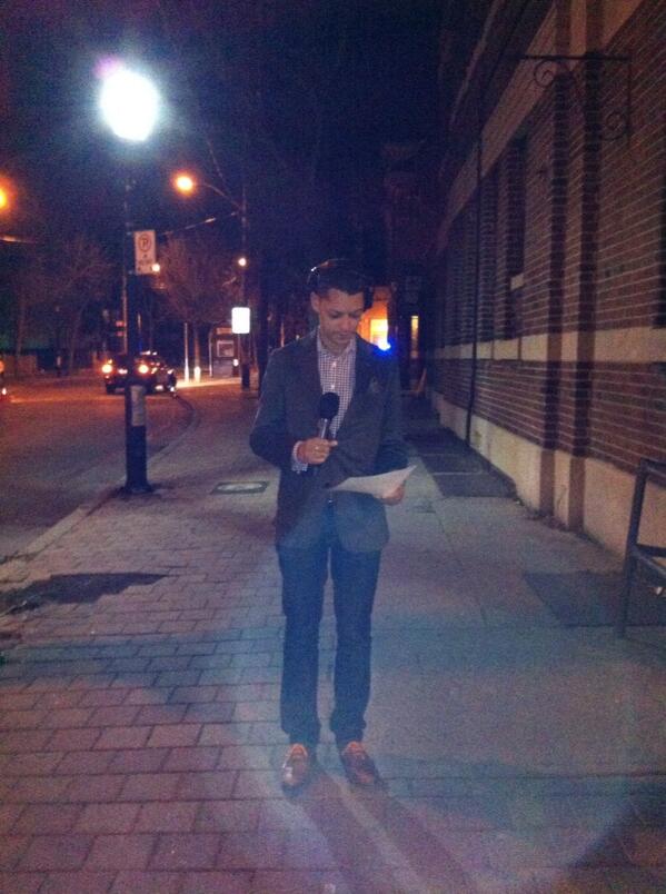 Live from the corner of Cowan and Queen West!