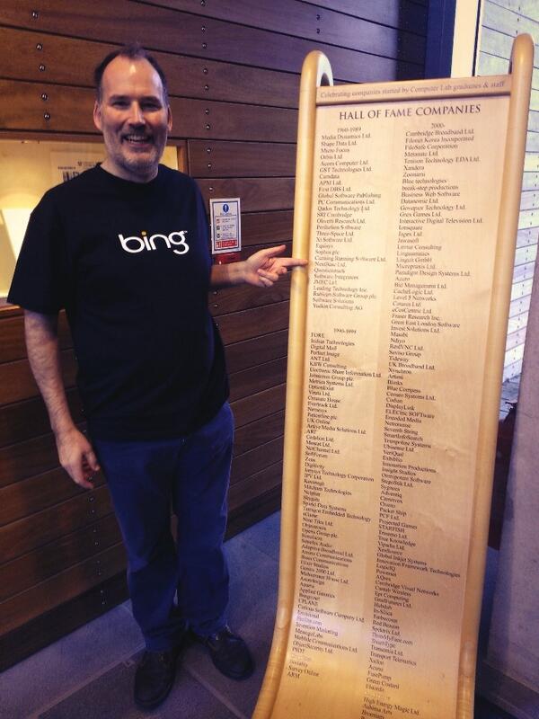 markath's tweet image. At the Cambridge Computer Lab recruiting and came across our original startup on the Hall of Fame!