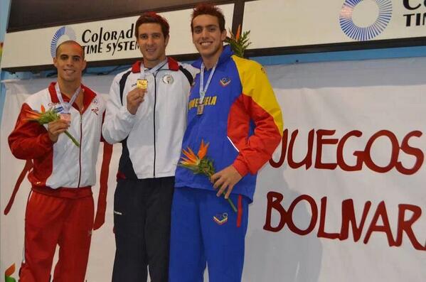 Anamarsal1's tweet photo. Medalla de oro.  Bravo Benjamin! http://t.co/f6hpYUP8P3