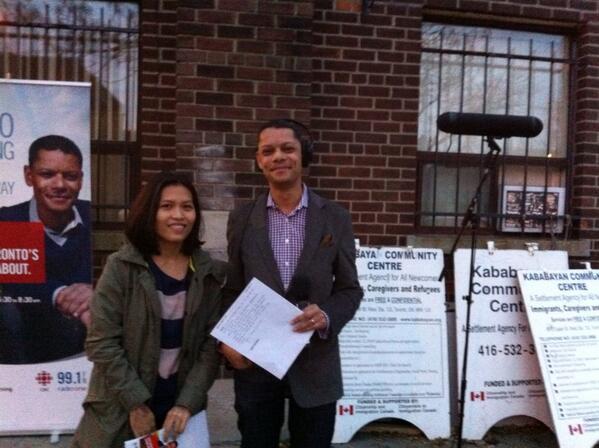 This what happens if you drop by- get roped into opening the show with Matt. Thanks Haniely!