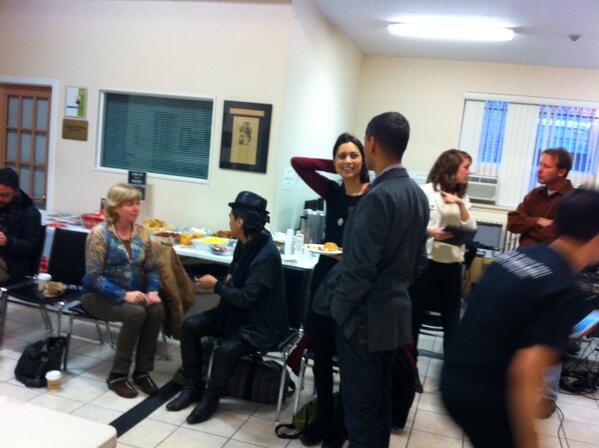 Matt chatting with crowd at Kababayan CC. 1313 Queen W. Come!