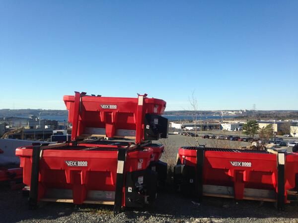 DriveProdHAL's tweet image. No Snow Yet in Halifax! Just "crackin" the freezing point too...but our Boss V-Box #SpreaderSeason #areyouready?