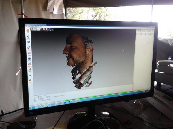 RisingStarExped's tweet photo. . @johnhawks own personal 3D reconstruction #risingstarexpedition http://t.co/uWNHyO8VrV