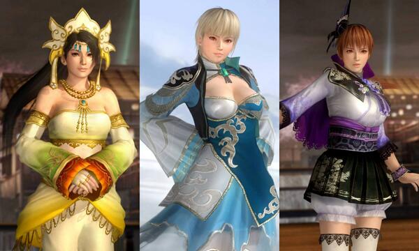 koeitecmoeurope's tweet photo. Now it's your chance. RT if you want these costumes to come to overseas as a *ahem* DLC. #DOA5U #WO3 #TKfamily http://t.co/OE0rhIuAne