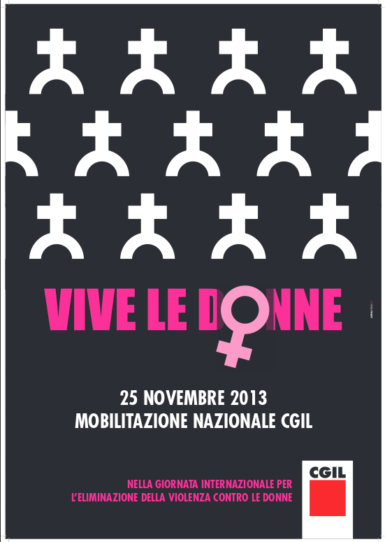 cgilnazionale's tweet photo. "Vive le donne". La Cgil oggi #25N per la giornata internazionale contro la violenza sulle donne. http://t.co/6fiEswfqUf