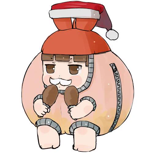 チキンを二つゲットして、やや浮かれるエビモモさん(*'∀`*)ウフ 