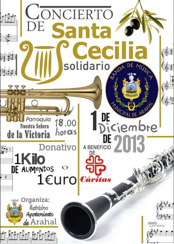 La Banda de Música de Arahal ofrecerá su tradicional Concierto de Santa Cecilia BZmyu38CYAE3D44