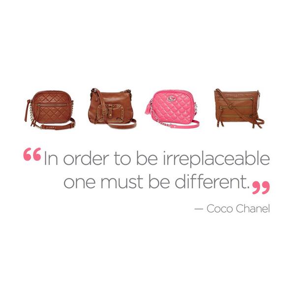 JCPenney on X: “In order to be irreplaceable one must be different.” – Coco  Chanel #Quote  / X