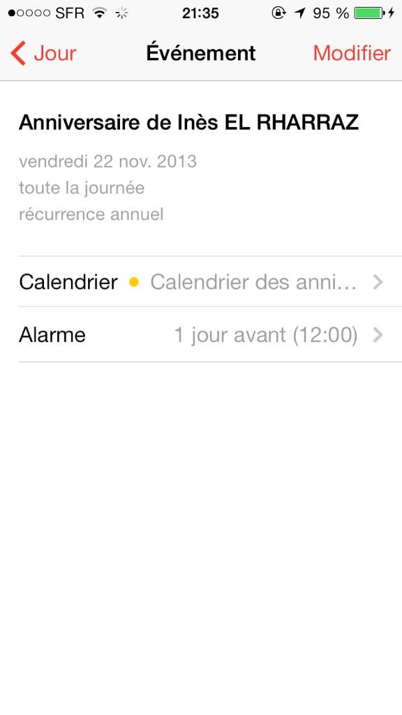 fuckance's tweet photo. Regarde mon tel me dit quoi ! Alors que j'ai même pas enregistré ! @inees_mllhpe http://t.co/CZCiEB3dAS