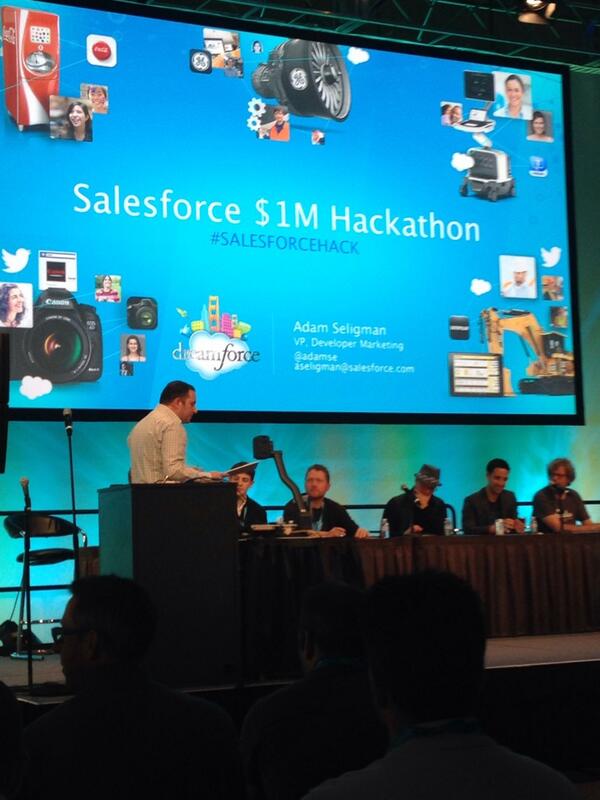 rjsanjose's tweet image. Celebrity judge: @chfry #salesforcehack