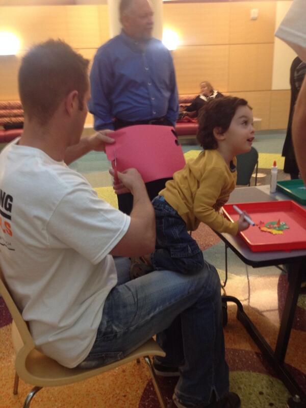 danibeetalks's tweet photo. Somebody found a good lap to sit on! @PaulLoPresto #APGivesback #childrenshospital @acctprincipals http://t.co/oAOJSxgjkQ