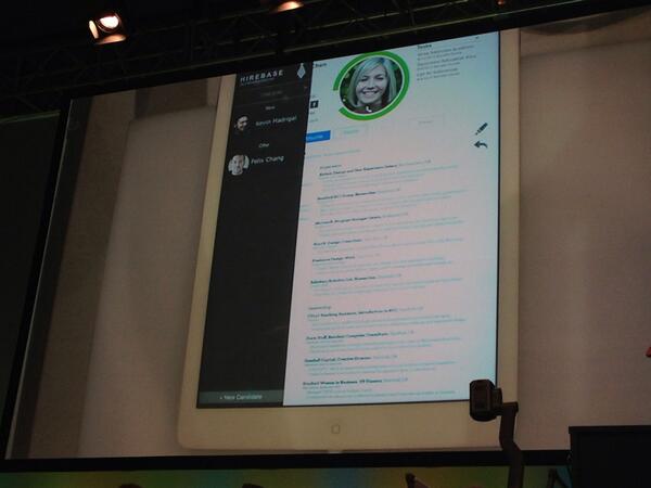 devpost's tweet image. Hirebase is an iOS app that uses Heroku, Chatter, Rapportive &amp;amp; Twilio to dramatically improve hiring #salesforcehack