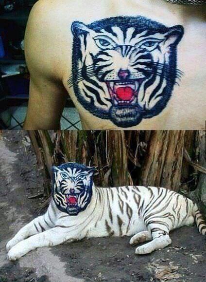 ShitTats's tweet photo. The realism..... http://t.co/LNEEm4ZBXX