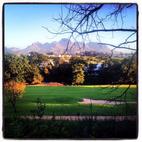 A quiet drink with <a href="/faf1307/">Faf Du Plessis</a> before the big day <a href="/kleine_zalze/">Kleine Zalze</a>