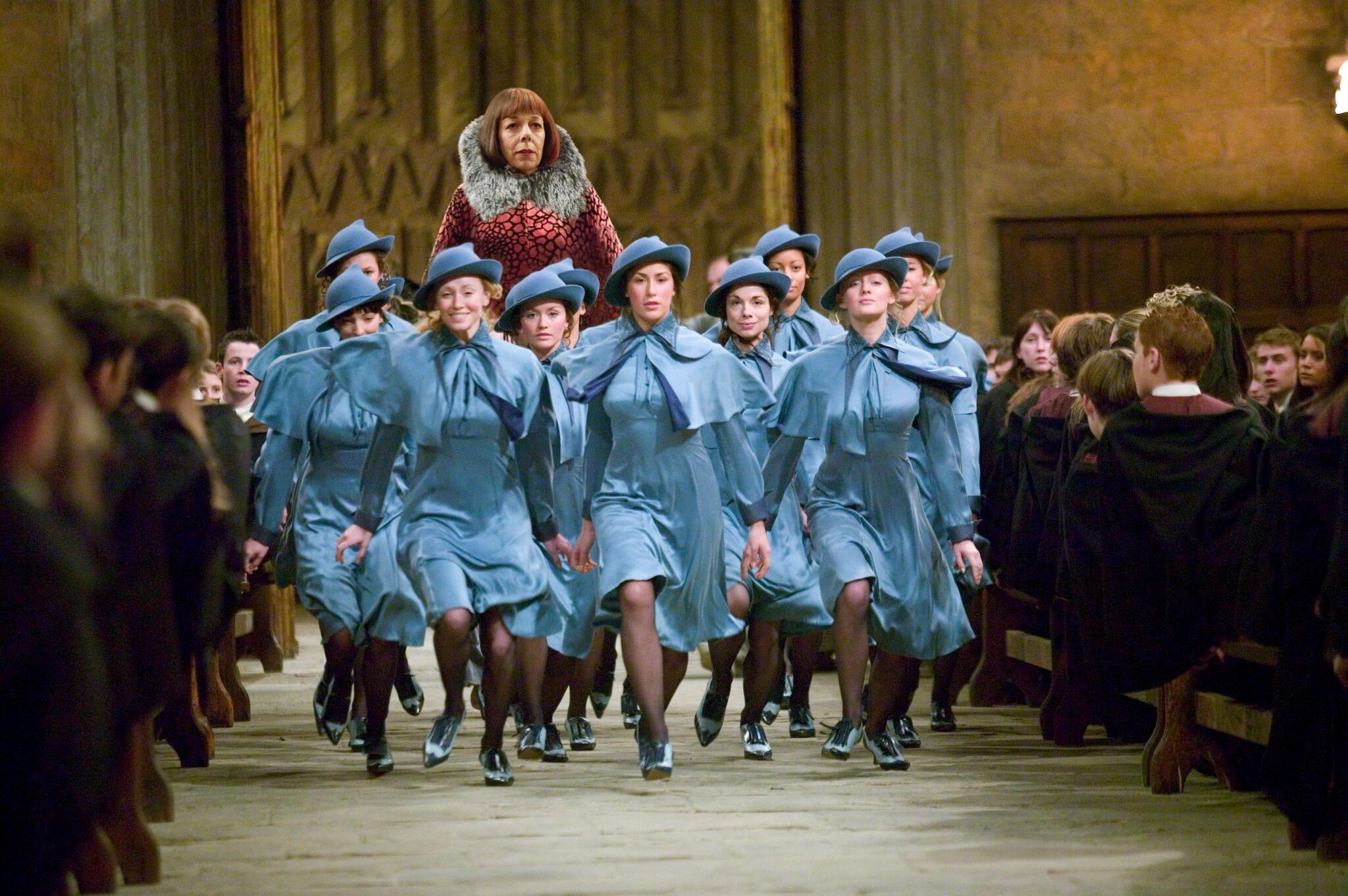 Harry Potter Film on Twitter: ""The lovely ladies of the Beauxbatons Academy of Magic and their headmistress, Madame Maxime." - Dumbledore http://t.co/K04O6e9Yjg"