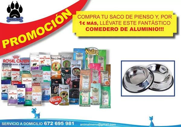 AnimalMenu's tweet image. Promocion!!!