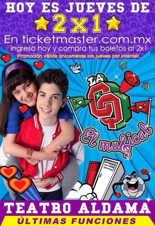 fernandaurdapi7's tweet image. Aprovechen esta promoción para ir a la cq el musical van a ver que se van a divertir mucho