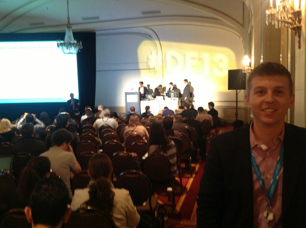 here's <a href="/ErmooSF/">Eric Moore</a> as he walks off the stage <a href="/ServiceCloud/">Agentforce Service</a> #DF13 session; PM for Social Engagement