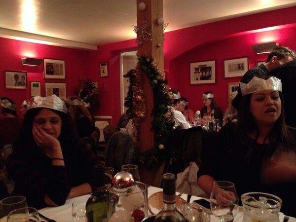 #Darzi5 Christmas night out getting underway