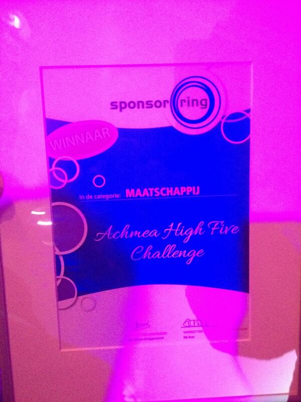 Daar is tie dan het bewijs #achmea #Sponsorring