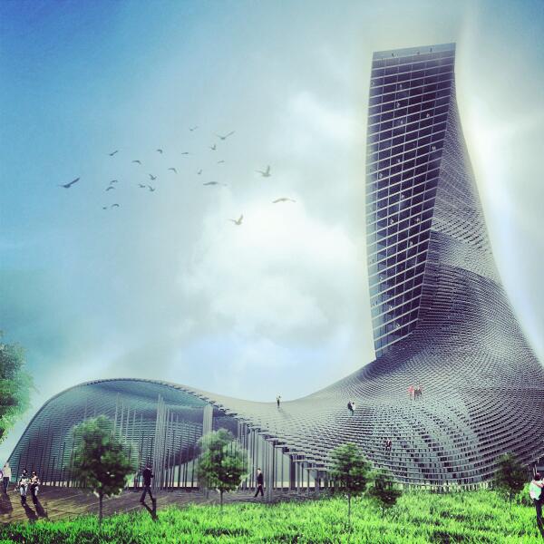 BillbasDesign's tweet image. Sheffield Skyscraper competition