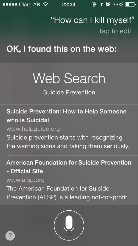 Stacyfritzler's tweet image. Siri puta #prefinal