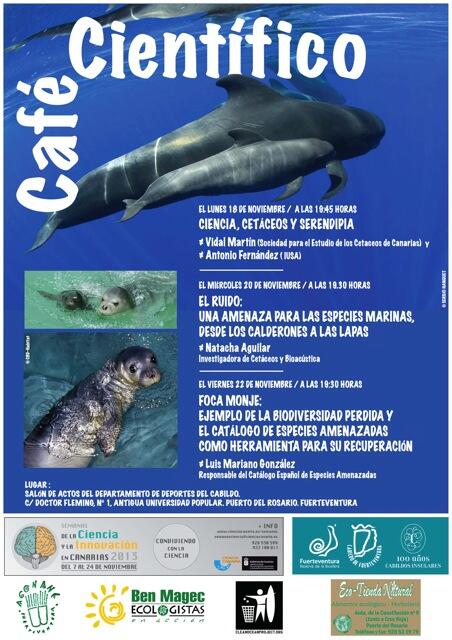 cienciacanaria's tweet image. RT #SCIC13 #FTV Viernes 22, 19h La #FocaMonje y el Catálogo de #EspeciesAmenazadas en #CaféCientífico c @fuertenatura