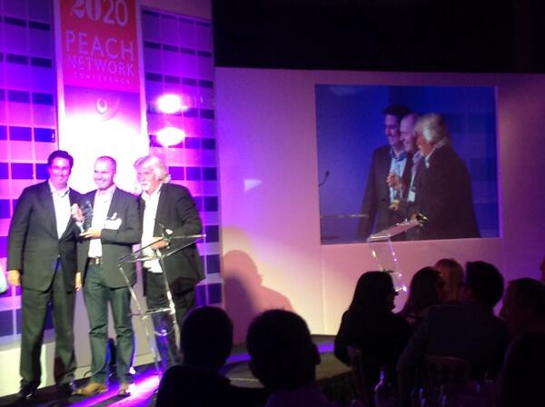 CGAPeach2020's tweet photo. The winner for Technology. Innovation goes to @NandosUK #peach2020 http://t.co/HIFkhoCzF9