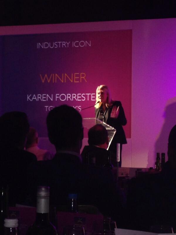 Coverpoint_Food's tweet photo. Well done Karen Forrester - winner of Peach Awards Industry Icon - truly well deserved #peach2020 http://t.co/LPU8cN0AjS