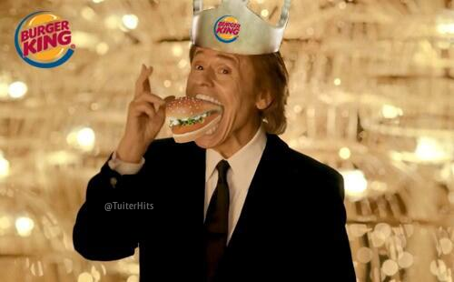 TuiterHits's tweet photo. La nueva campaña de Burger King. http://t.co/Ov0ufnpYRt